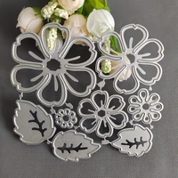 3d flowers leaves metal cutting dies stencils for diy scrapbooking photo album paper cards making decorative embossing crafts