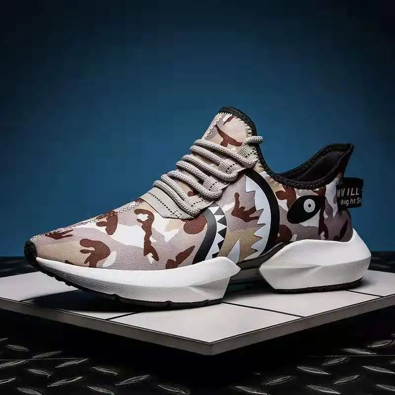 

Graffiti Fashion Breathable Light Men Running Shoes Adults Outdoor Casual Sport Shoes For Women Comfortably Lovers Sneakers