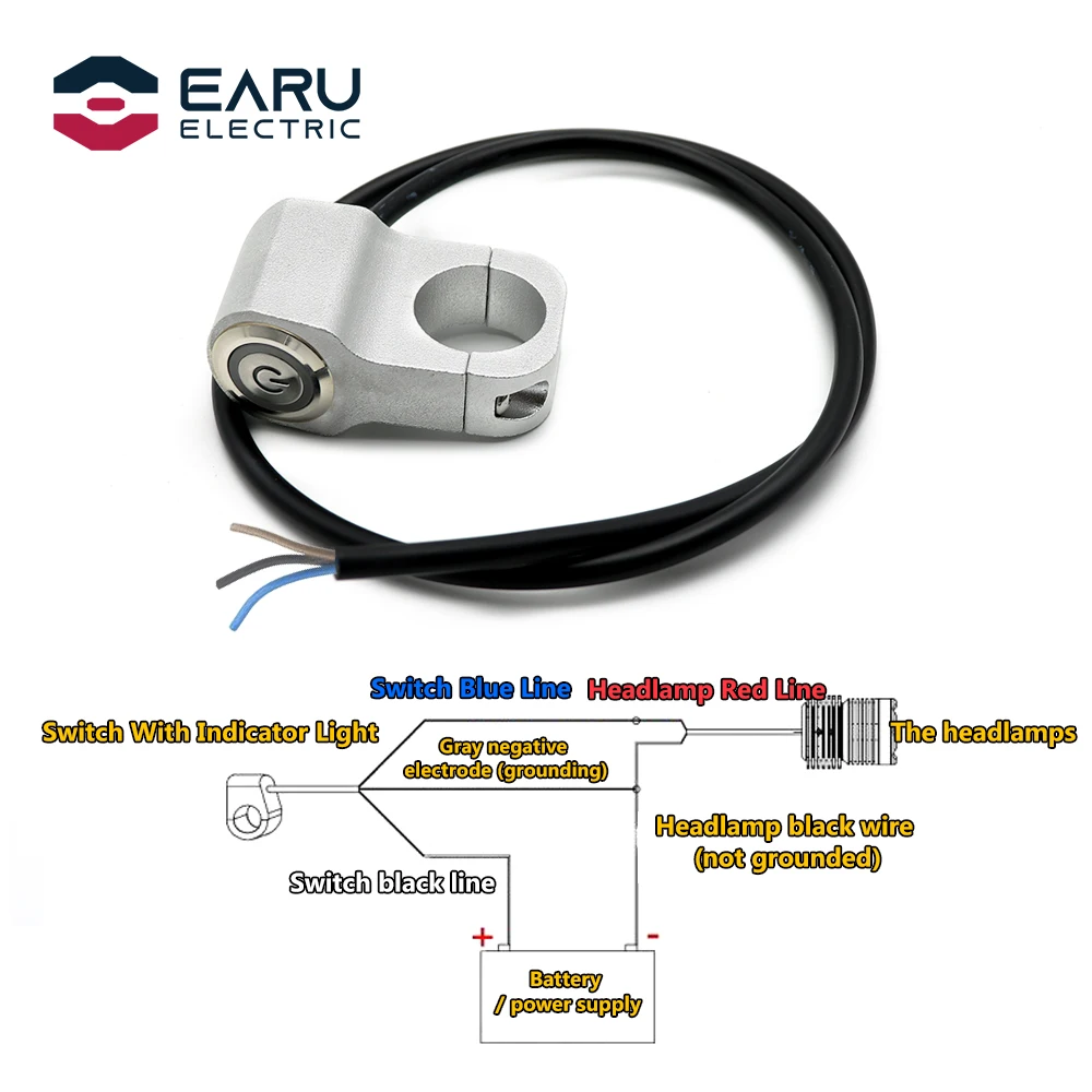 Переключатель света на руль мотоцикла противотумансветильник фара сигнал