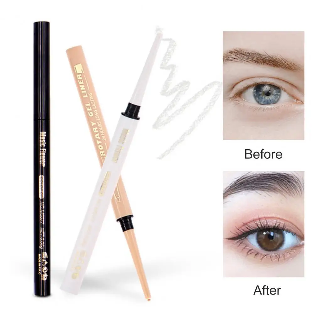 Подводка для глаз, гелевый карандаш, водостойкая, цветная Механическая подводка для глаз