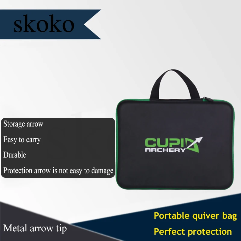 

Кейс для хранения металлических наконечников для занятий спортом на открытом воздухе, портативный защитный чехол для навыков стрельбы из л...
