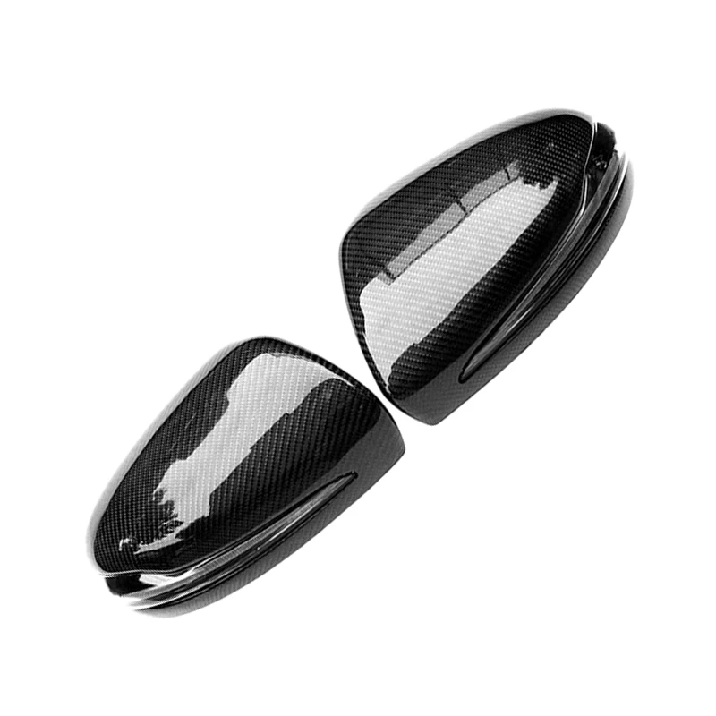 

4 Pcs Car Accessories: 2 Pcs Side Mirror Covers Wing Mirror Covers Caps & 2 Pcs Car Seat Safety Belt Cover Trim