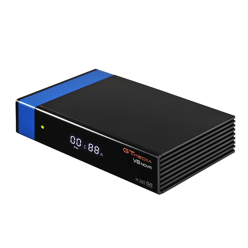 H.265 телеприставка с RJ45 встроенной поддержкой Wi Fi Powervu Biss CS Youtube DVB S2 HD GTMedia V8 NOVA