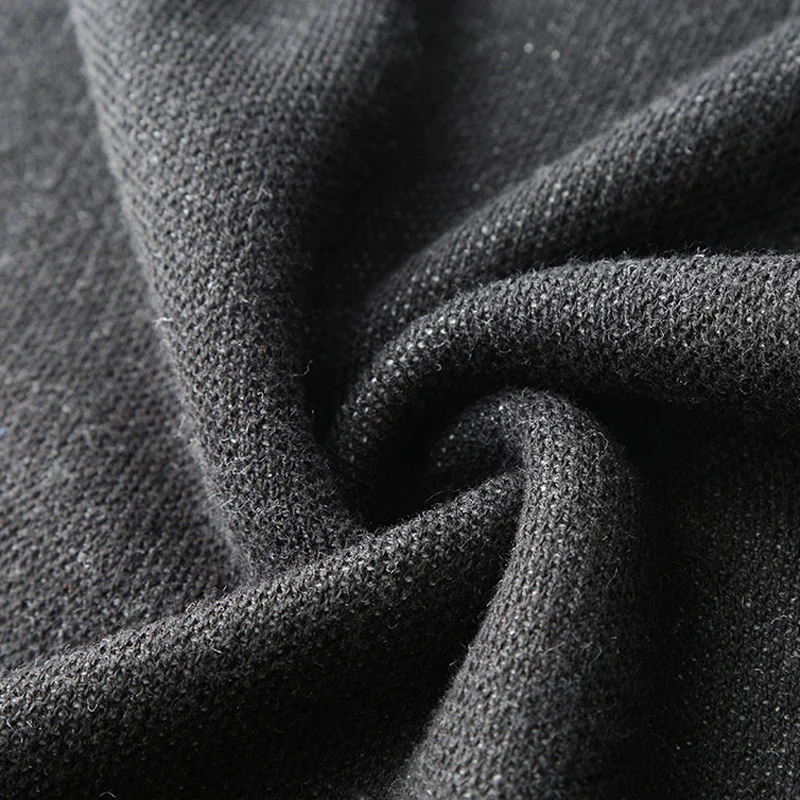 

Mens Autumn Sweaters Fit Knitted Casual Slim Sweaters Cotton Long Sleeve Black Color Male Warm Pullovers 2020 Trendy Style