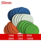 Шлифовальные диски, твердосплавная круглая наждачная бумага, 2 дюйма, 50 мм, зернистость от 1500 до 10000, для влажнойСухой Шлифовки инструментов, аксессуары для полировки