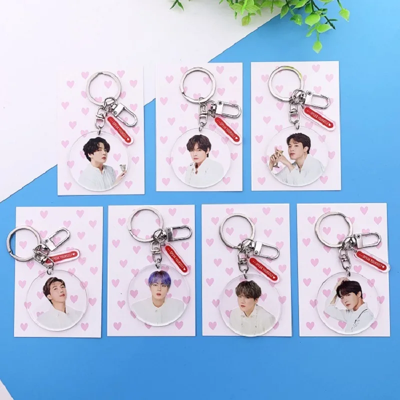 

JCBTSHbulletproofyouth Pendant keychain bag jewelry creative charm