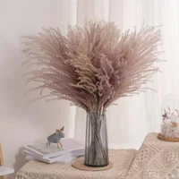 20pcs decoration whisk pampas grass large real dried reed flower bouquet home plants dekorationtable flores preservadas natura