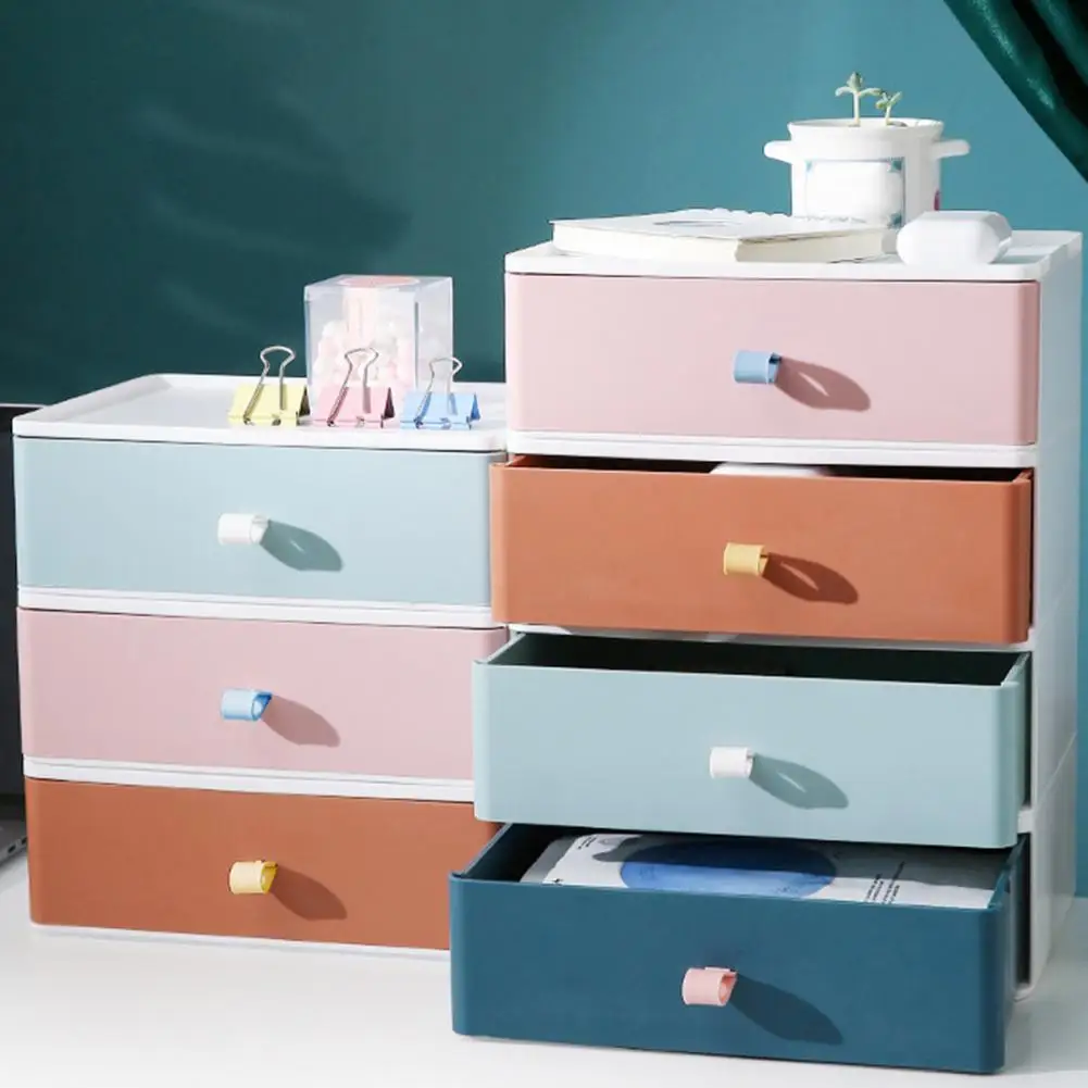 

Home Organizer For Cosmetics Plastic Storage Container Organizador Stationery Desk Key Organizer Storage Box Makeup Organizer