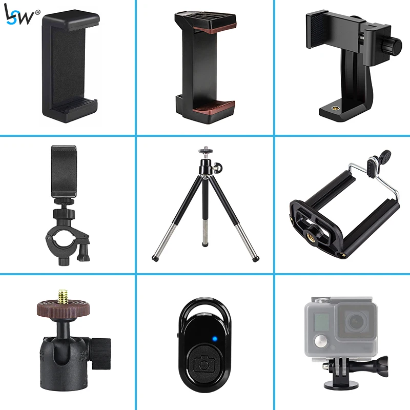Универсальный аксессуар для штатива Gopro адаптер держатель сотового телефона