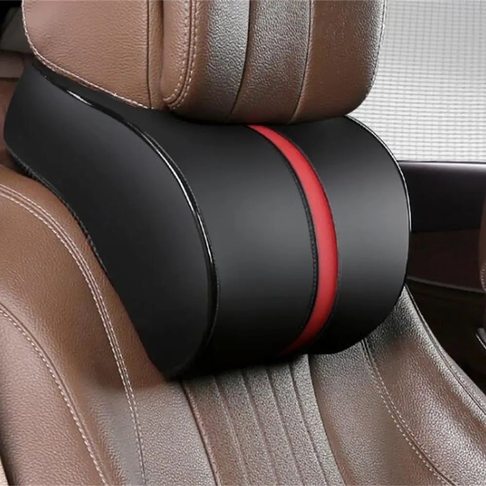 

Car Pillow Head Rest Neck Rest Seat Head Safety Cushion Support Pad Memory Cotton Travelling Head Rest Holders