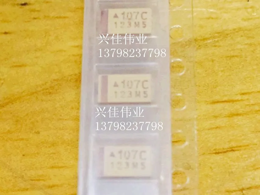 

Оригинальный танталовый конденсатор SMD 5 шт./16V100UF 107C 100 мкФ 16v C6032 C