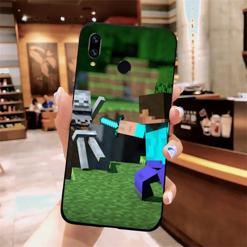 

Sandbox game Mini World cover Phone Case For Xiaomi Redmi note 7 8 9 t k30 max3 9 s 10 pro lite