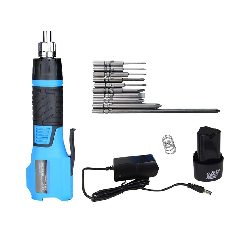 

12V Torque Adjustable Electric Screw Driver Rechargeable Screwdriver Multifunction Cordless Charging Drill Tool EU Plug