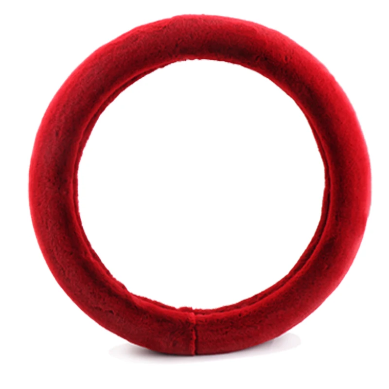 Car Steering Wheel Cover 38CM Plush Protector Decor For Mini Cooper One JCW S Clubman Countryman Universal Accessories | Автомобили и