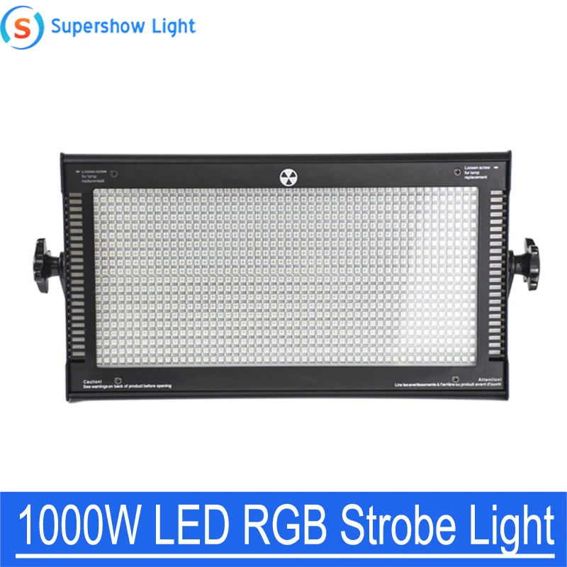 1000 Вт светодиодный RGB 3in1 стробоскоп мерцающий светильник DMX супер яркий диджей