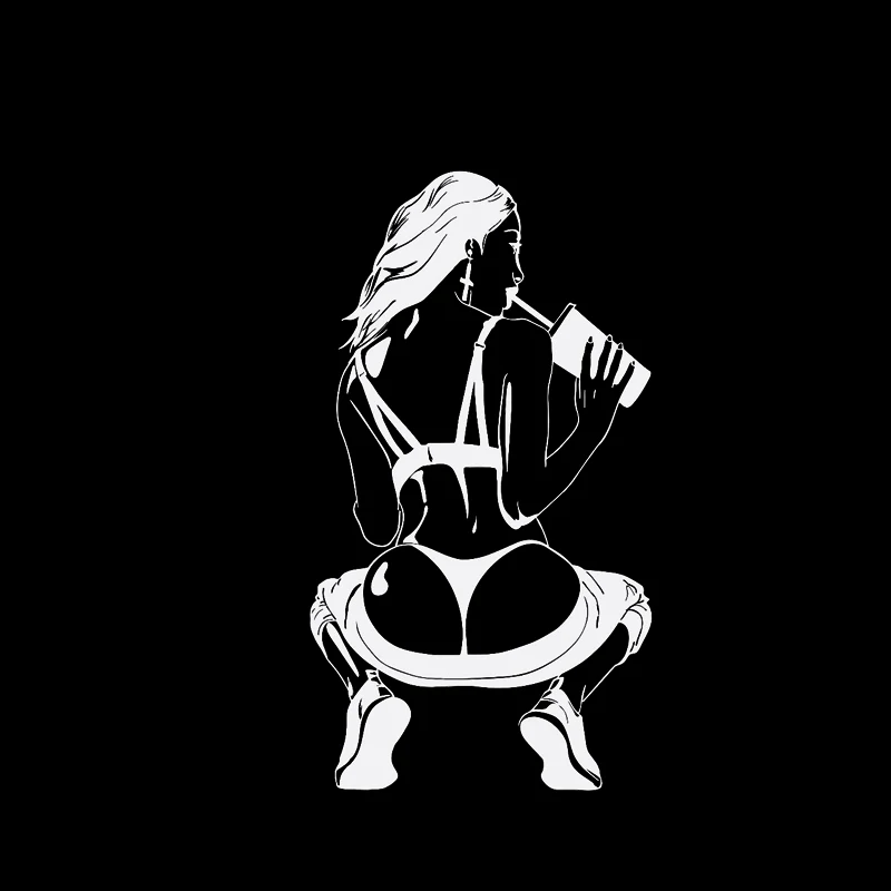 Питьевая сексуальная привлекательная девушка виниловые наклейки покрывающие