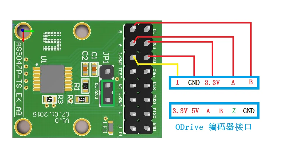 AS5047D-ATSM AS5047P Doggo ODrive Магнитный кодировщик | Инструменты