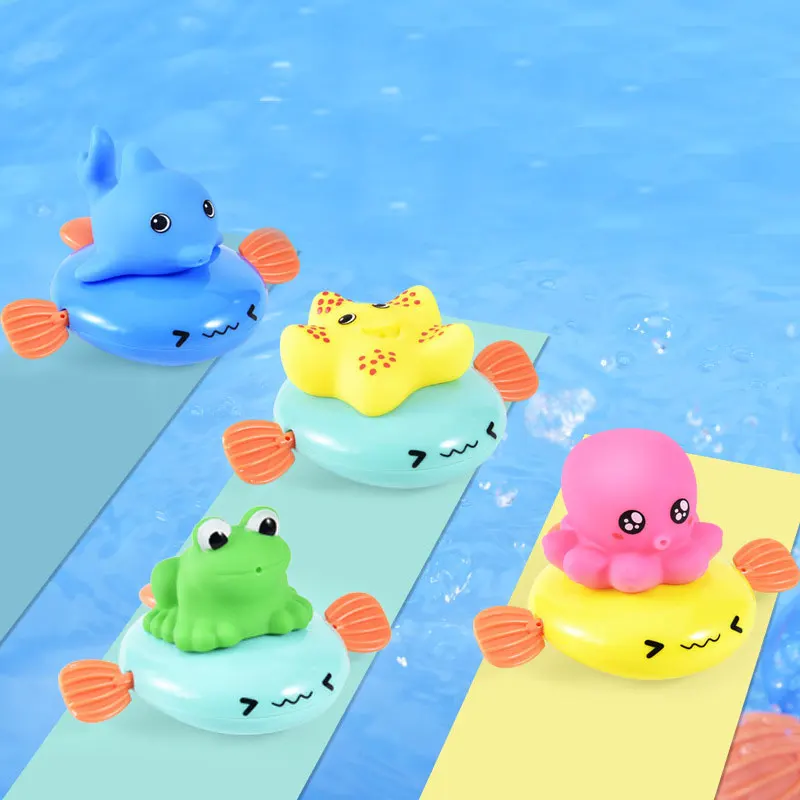 Детская игрушка для купания, игрушка в воде, утенок, черепаха, игра в воде, осьминог, спрей для купания, подарок для мальчиков и девочек