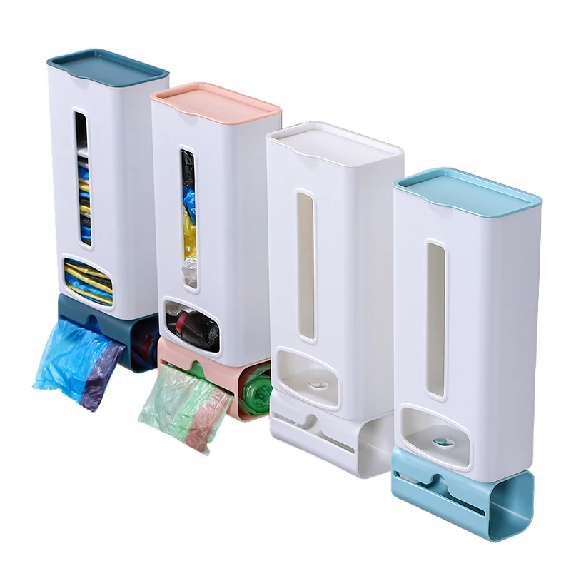 

Garbage Bag Storage Box shoe cover storage box wall hanging kitchen garbage bag storage rack kitchen bathroom plastic bag