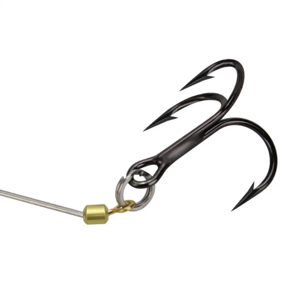 Поворотная леска рыболовный крючок с защитой от обмотки из нержавеющей стали 2