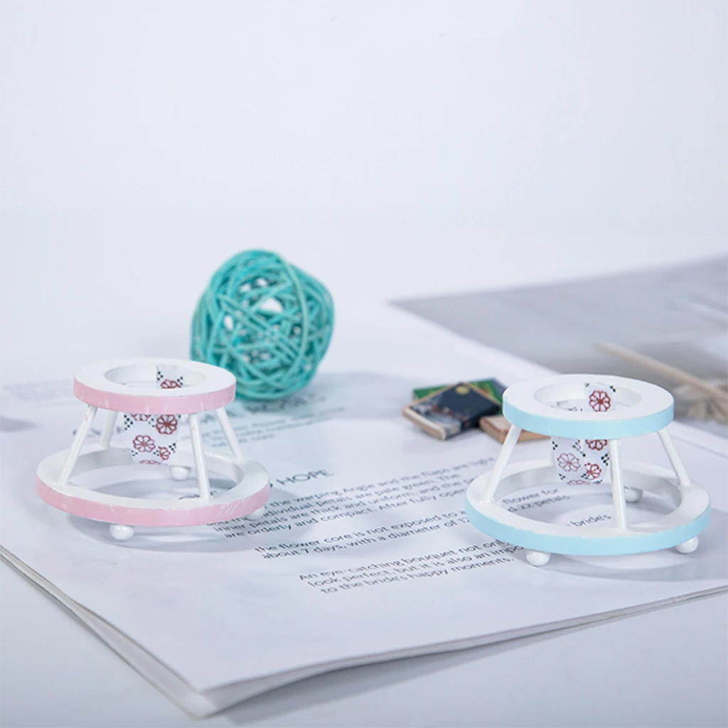 

Масштаб 1:12 кукольный домик миниатюрные деревянные детские ходунки игрушки куклы милая сцена имитация реквизит аксессуары для мебели