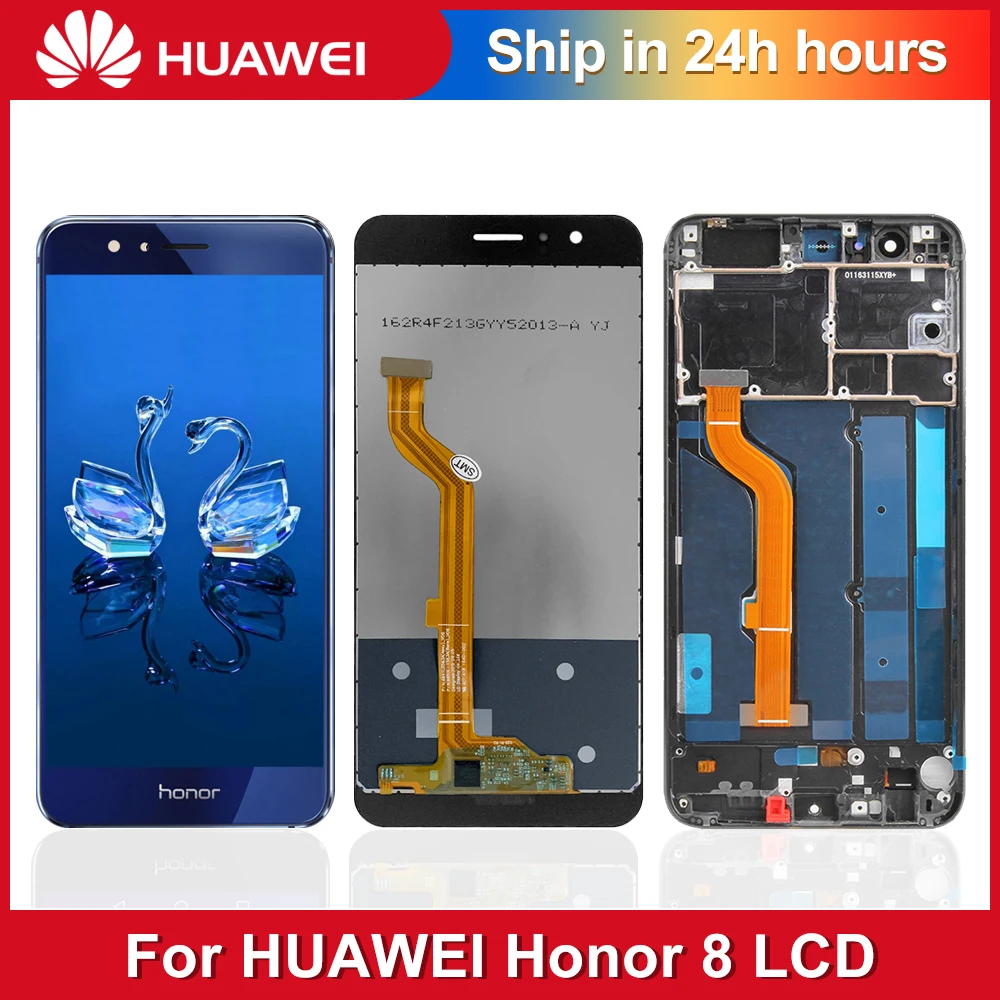 

ЖК-дисплей для Huawei Honor 8, сенсорный экран, дигитайзер, сенсорная панель в сборе для Huawei Honor 8 FRD-L19 FRD-L09 L14