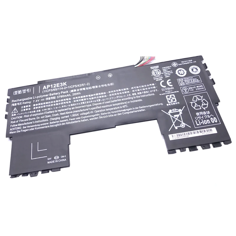 LMDTK Новый AP12E3K Аккумулятор для ноутбука Acer Aspire S7 S7-191 Ultrabook 11 дюймов 1/CP3/65/114-2 1/CP5/42/61-2