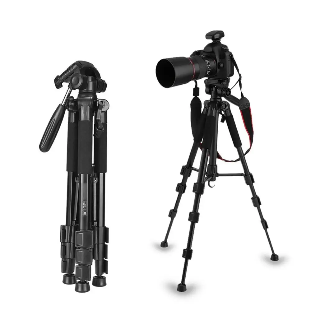 Q111 Профессиональный портативный дорожный алюминиевый штатив для камеры и