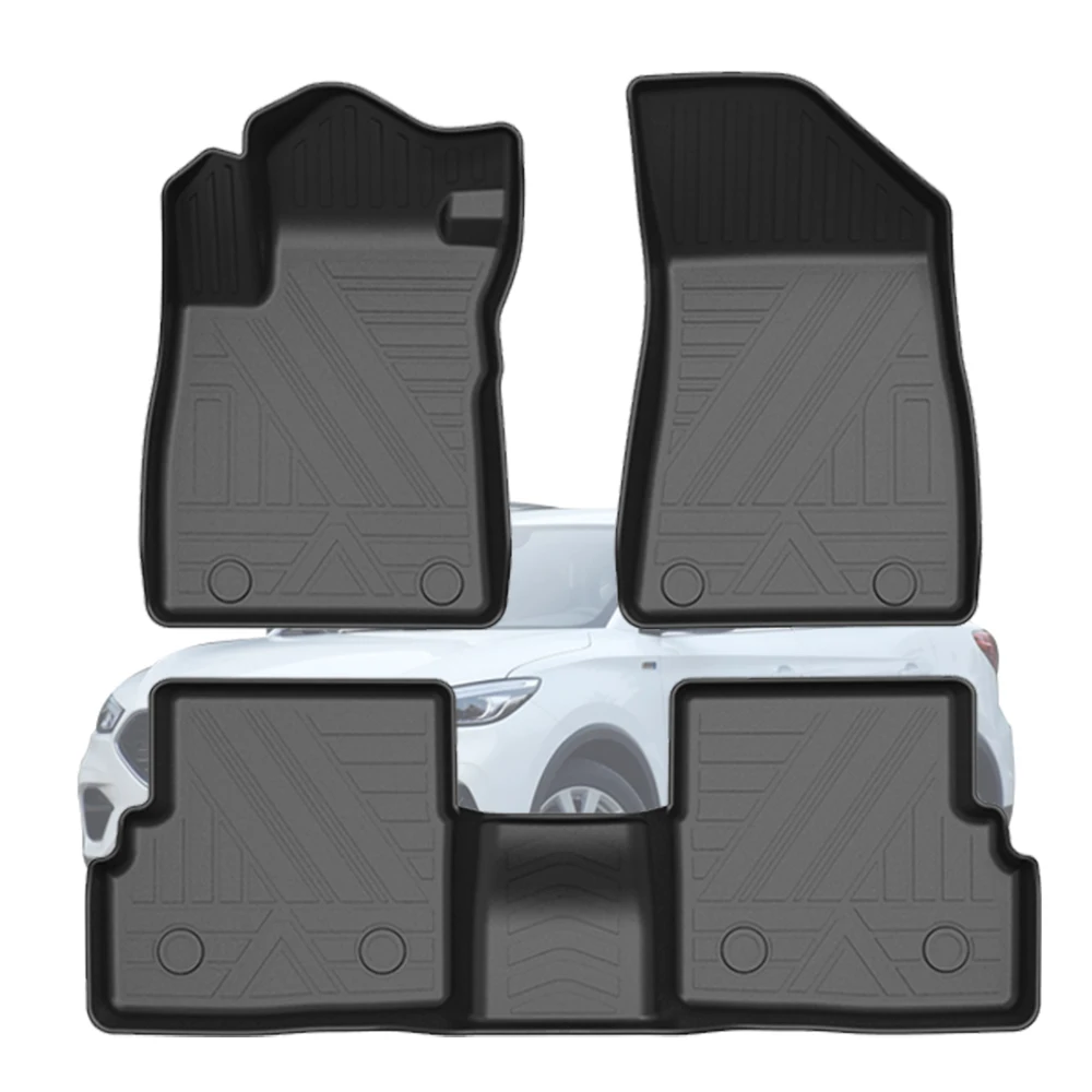 

Waterproof Non-Slip Auto Floor Mats TPE Accessories For MG ZS 2017 2018 2019-2020 5Seat Car Fully Surrounded Special Foot Pad