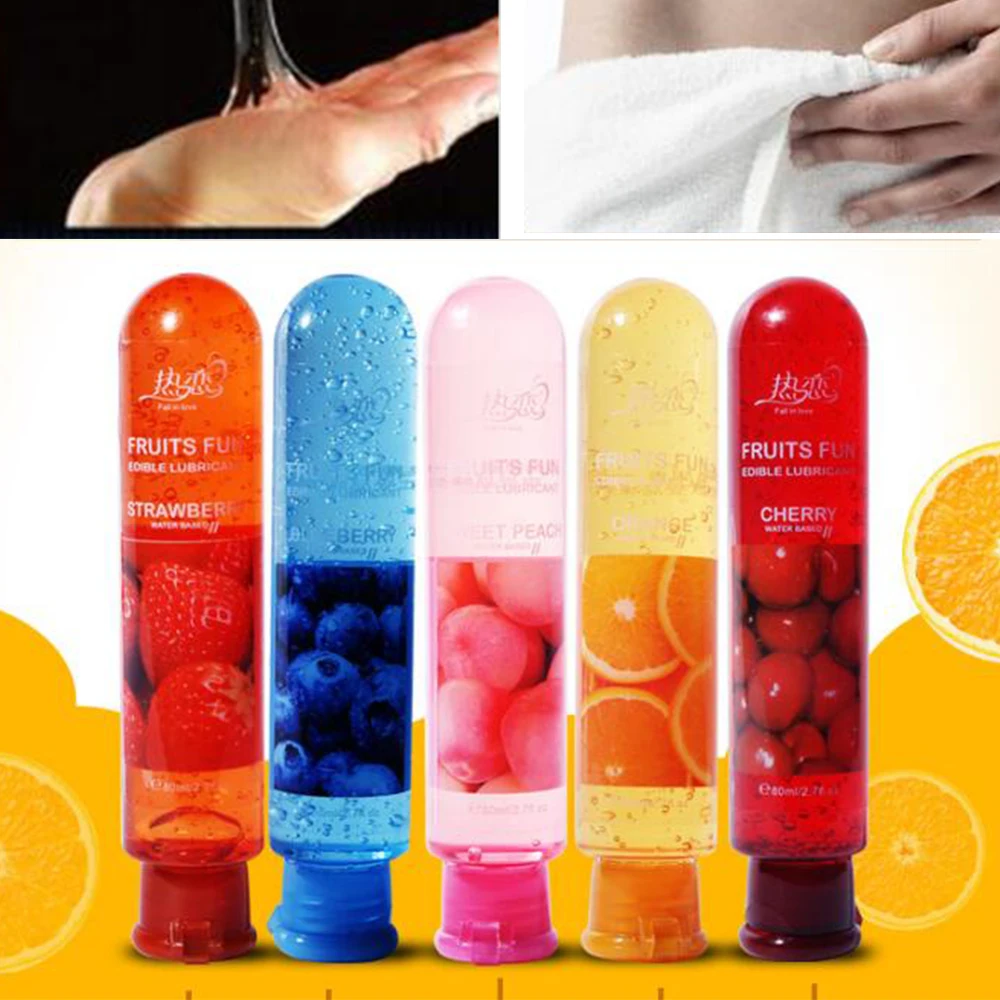 1 шт. 80 мл Гладкий Фруктовый гель-лубрикант для сексуального тела взрослых