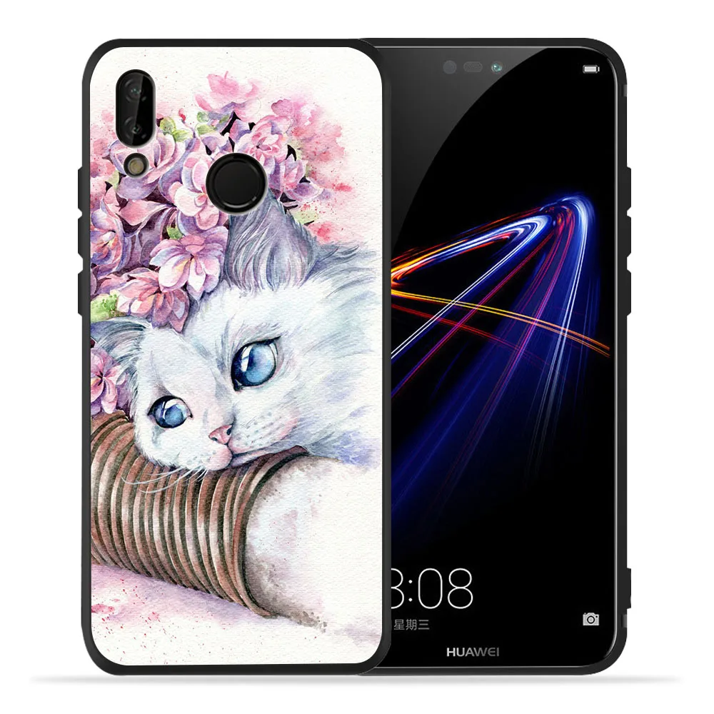 Чехол накладка с котенком для Huawei Mate 30 Pro 10 20 Note 8 9 Plus|Бамперы| |