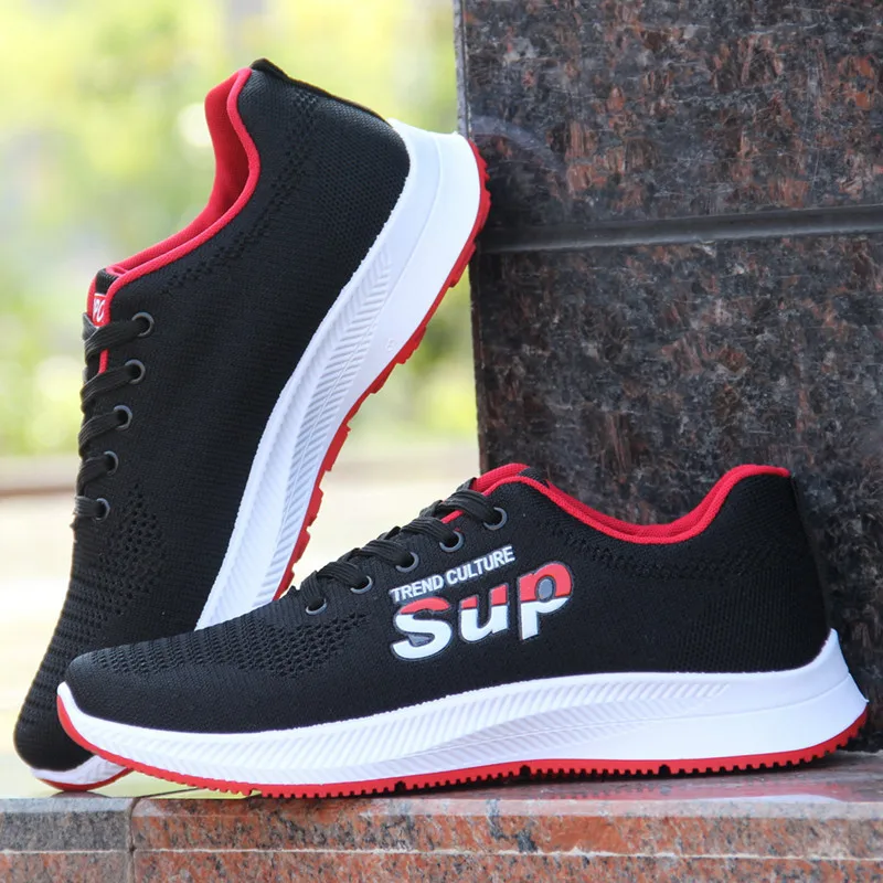 

2021 Summer New Fashion Lightweight Fly Woven Breathable Comfortable Sports Shoes Men's Shoes Casual Running Men's Shoes