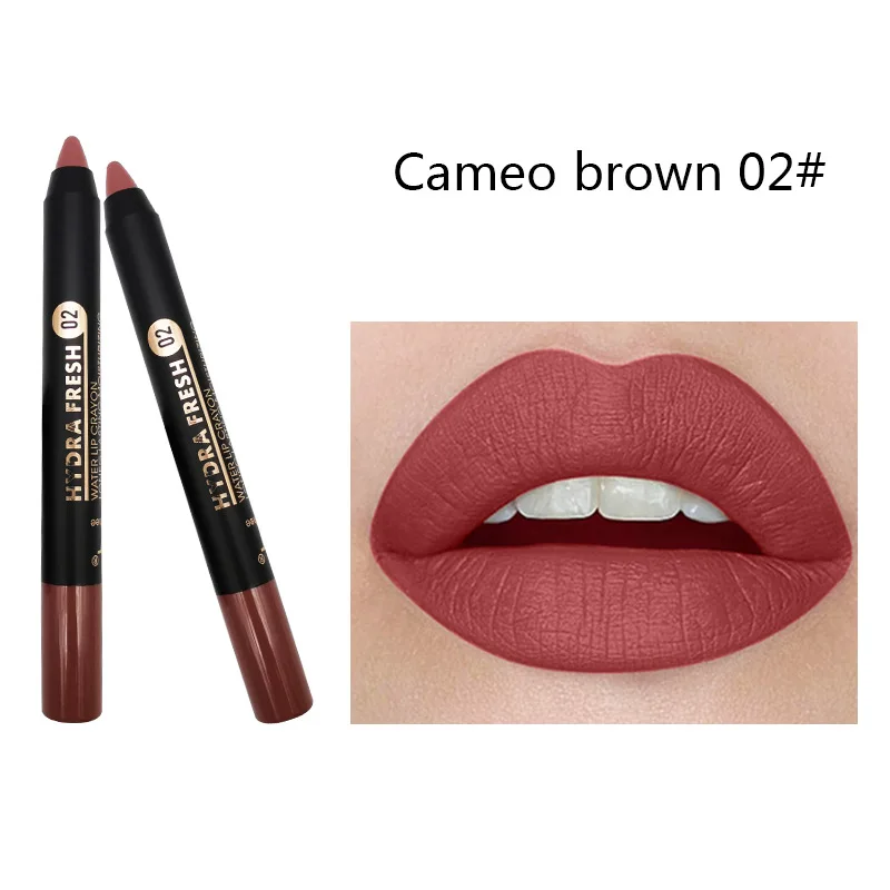 

9ColorMatte Velvet Lipstick Waterproof Pencil Lasting Sexy Red Lip Stick Non-stick Cup New Lipstick Pen Lasting Makeup Cosmetics