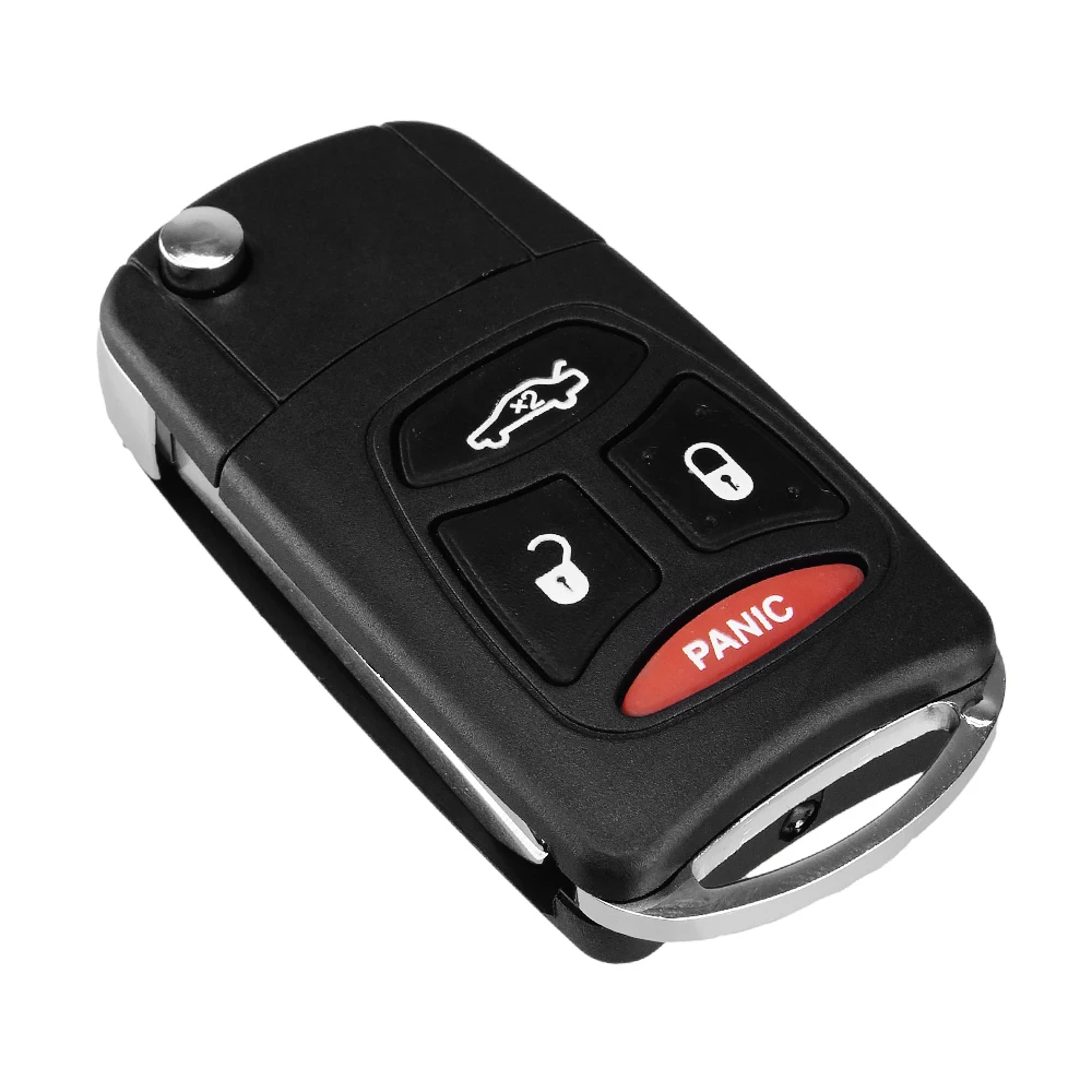 Раскладной чехол KEYYOU с 4 кнопками и дистанционным управлением для Chrysler Sebring Pacifica
