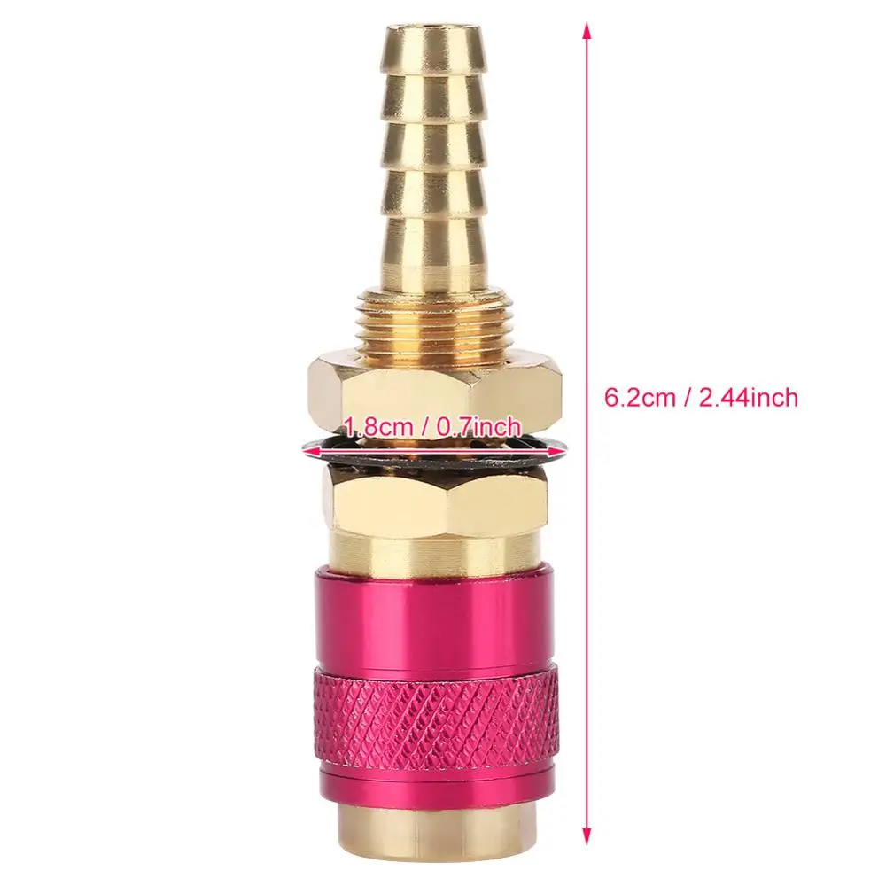 Быстроразъемные фитинги 2 шт./компл. 8 мм с водяным охлаждением и газовым