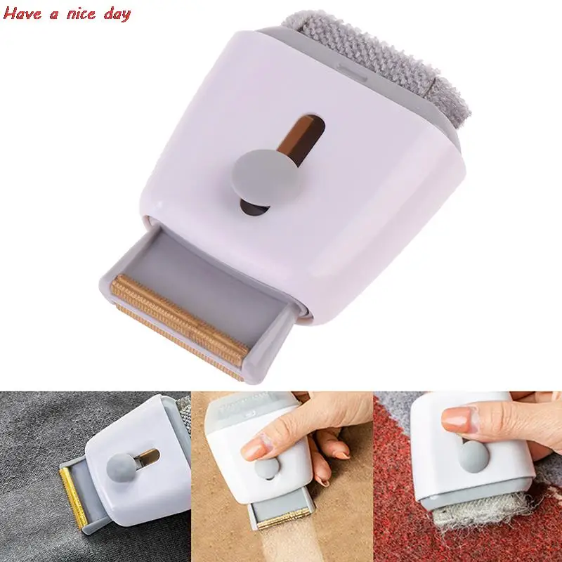 

2-1 Mini Portable Lint Remover Pet Hair Remover Manual Lint Roller Sofa Clothes