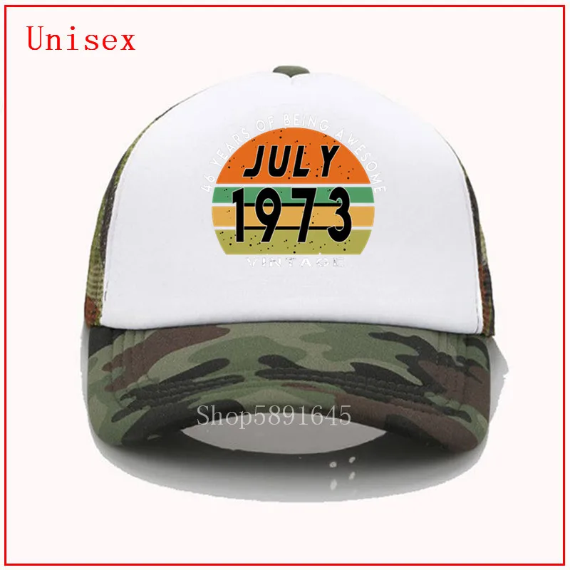 Летние шляпы для женщин подарок на день рождения июль 1973 бейсбольная кепка в виде