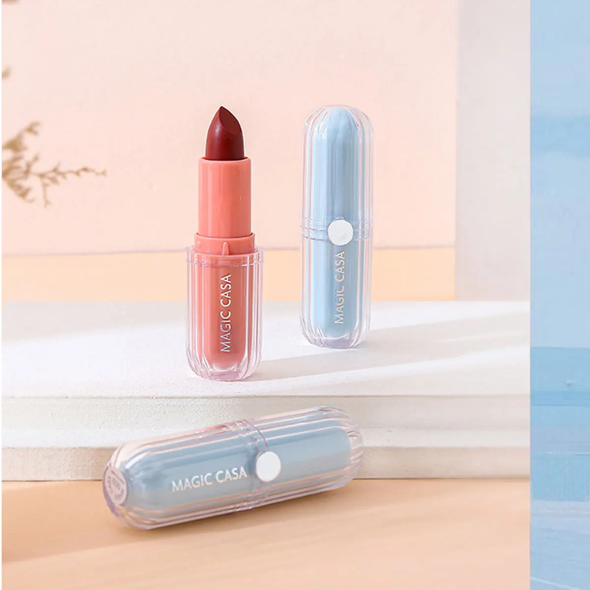 1 шт красный в комплекте бархатный Увлажняющая помада Водонепроницаемый