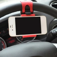 car steering wheel mobile phone socket holder car navigation support clip