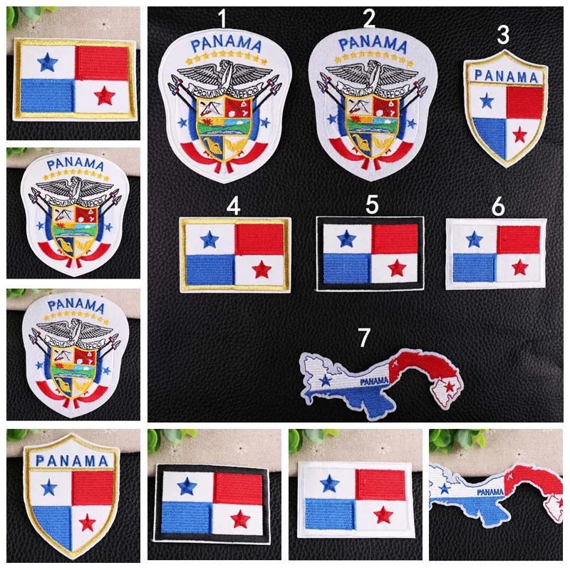 

National Flag National Emblem Embroidery Patch State Flag Team Flag DIY Coat Elbow Decoration Badge For People Iron On Patches