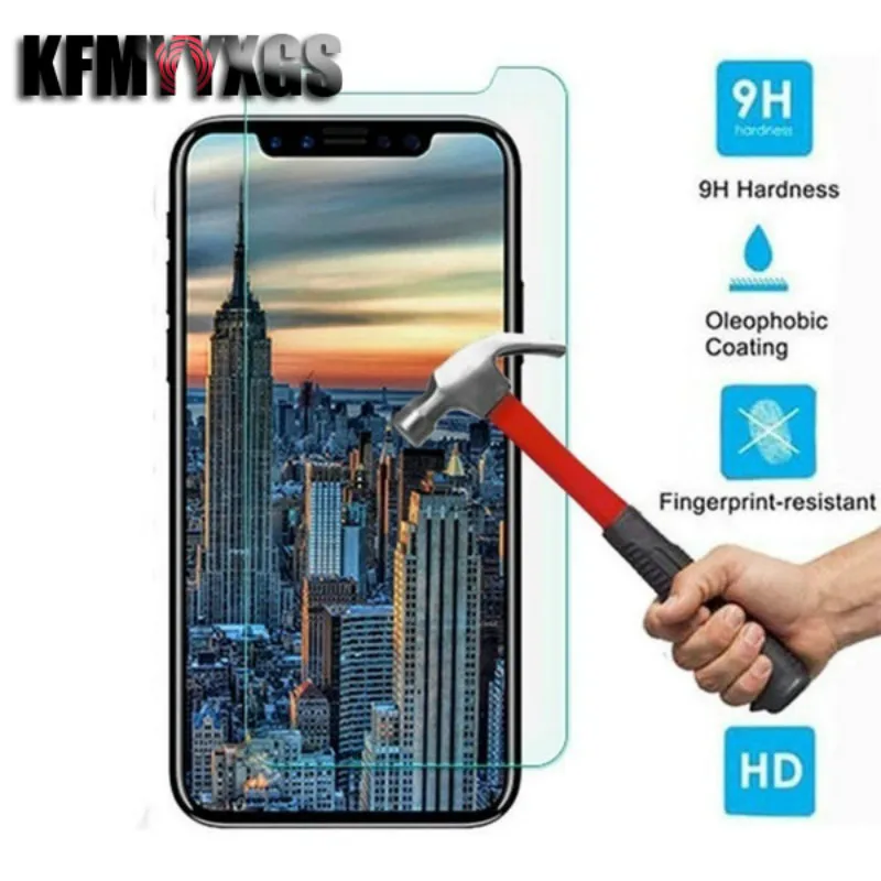 Закаленное стекло 9H для iphone 5 Защитная пленка 6 6S 7 8 Plus X XR XS Max I11 I11Pro 8|Защитные