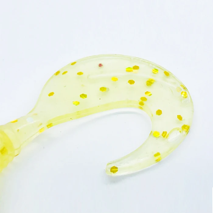 10 шт./лот мягкая рыболовная приманка в виде червя с одним хвостом копыта