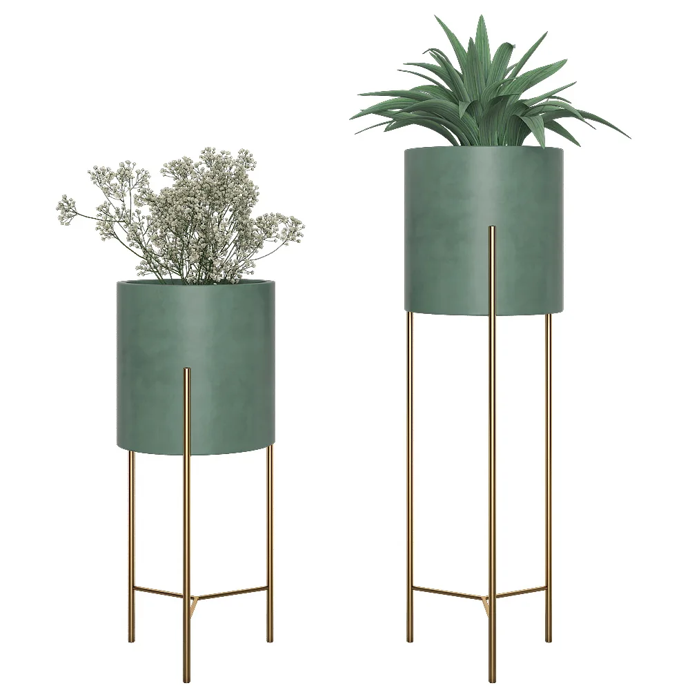 

Nordic Wrought Iron Flower Shelf Multi-storey Indoor Special Living Room Space Space Sill Frame Balcony Flower Pot Shelf Floor-s