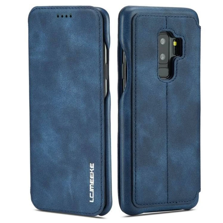 Blue Кожаный чехол-книжка с бумажником для samsung Galaxy A20E A20 A30 A40 A50 A70 S7 край S8 S9 S10 5G S10E Plus Note 8 Note 9 Примечание 10 Pro - Цвет: Blue