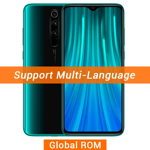 Смартфон Xiaomi Redmi Note 8 Pro с глобальной прошивкой, 6 ГБ, 128 ГБ, 64 мп, четыре камеры MTK Helio G90T, четыре ядра, 6,53 дюйма, 4500 мАч, аккумулятор NFC - Цвет: Global ROM Green