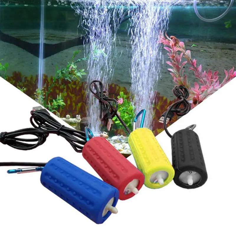 Usb мини аэрационный насос воздушный аэратор для аквариума Ультра тихий аквариум