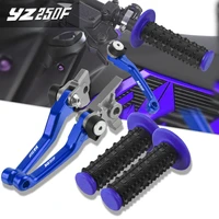 dirt bike handle grips handlebar grip brake clutch lever for yamaha yz250f yz 250f yz250 f 2015 2016 2017 2018 2019 2020 2021