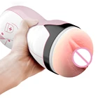 Мужской мастурбатор для сосания, мужской Карманный мастурбатор, искусственная вагина, настоящая киска, насос для пениса, взрослые секс-игрушки для мужчин, секс-игрушка