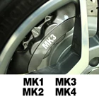 Для Ford Focus MK1 MK2 MK3 MK4 2 3 1 4 Аксессуары для автотюнинга 6 шт. автомобильный тормозной суппорт значок наклейка виниловая пленка наклейка