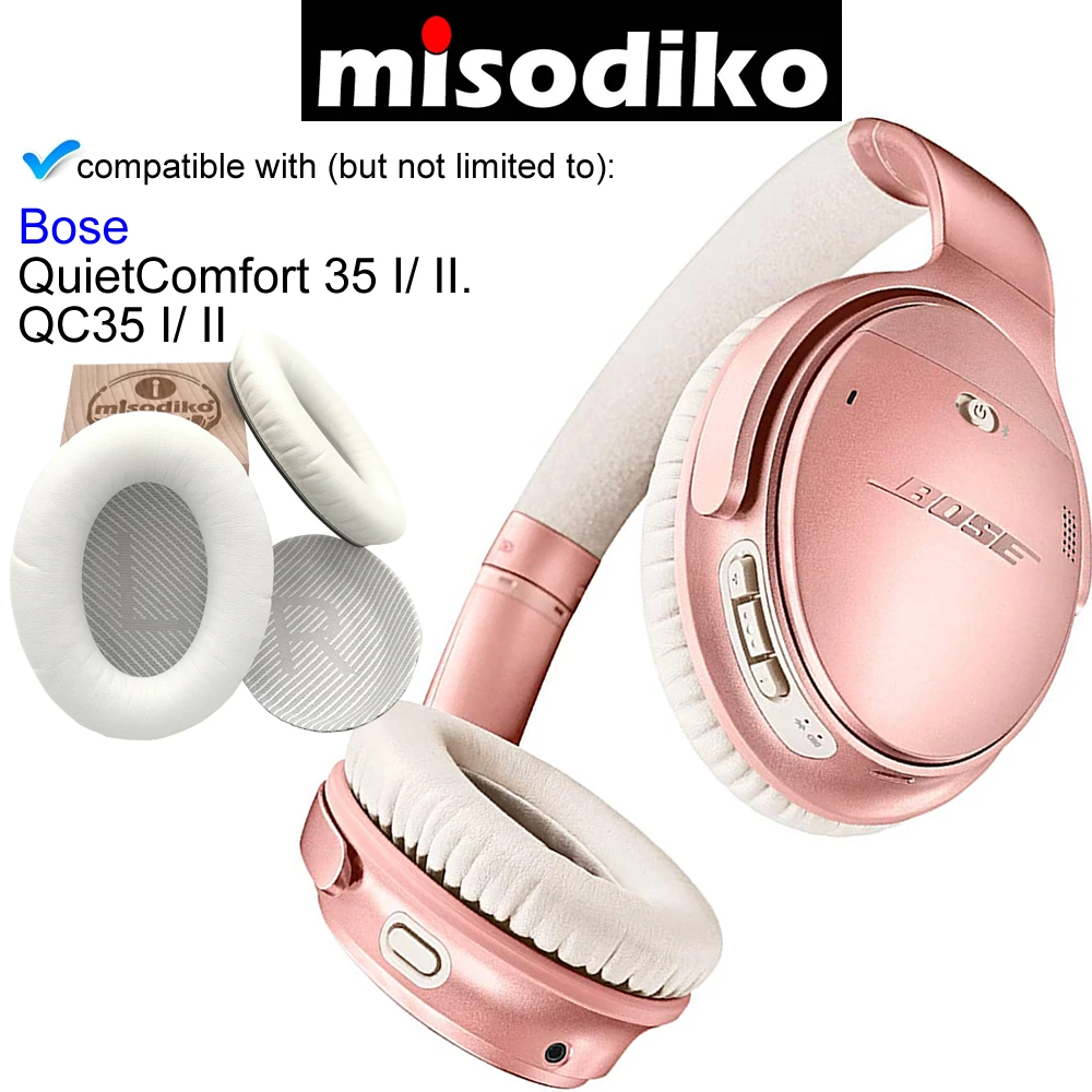 Замена misodiko амбушюры подушки для Bose Тихий комфорт 35(QC35) и quietкомфорт 35 II(QC35 II) вкладыши для наушников чашки